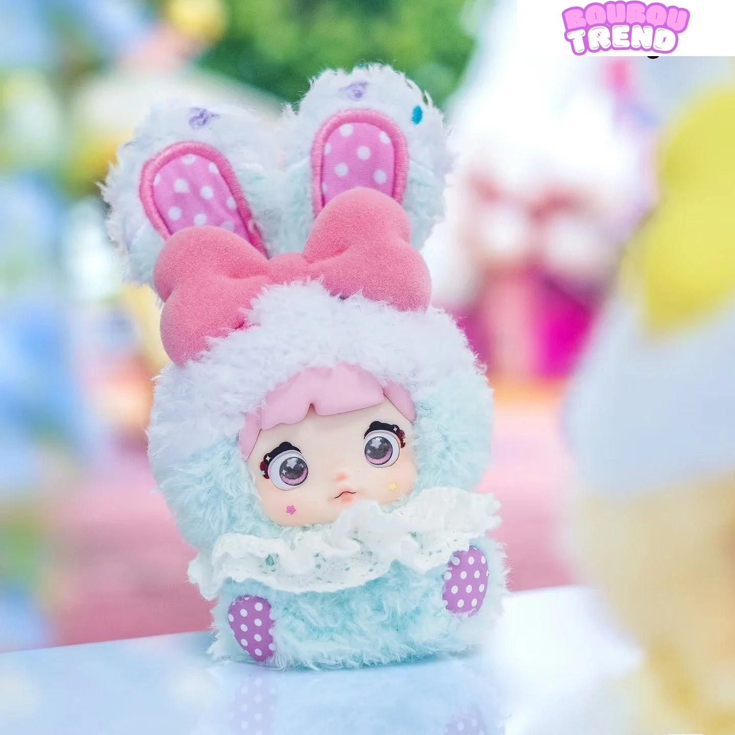 Poupée en peluche Nommi Sweetheart Bunny
