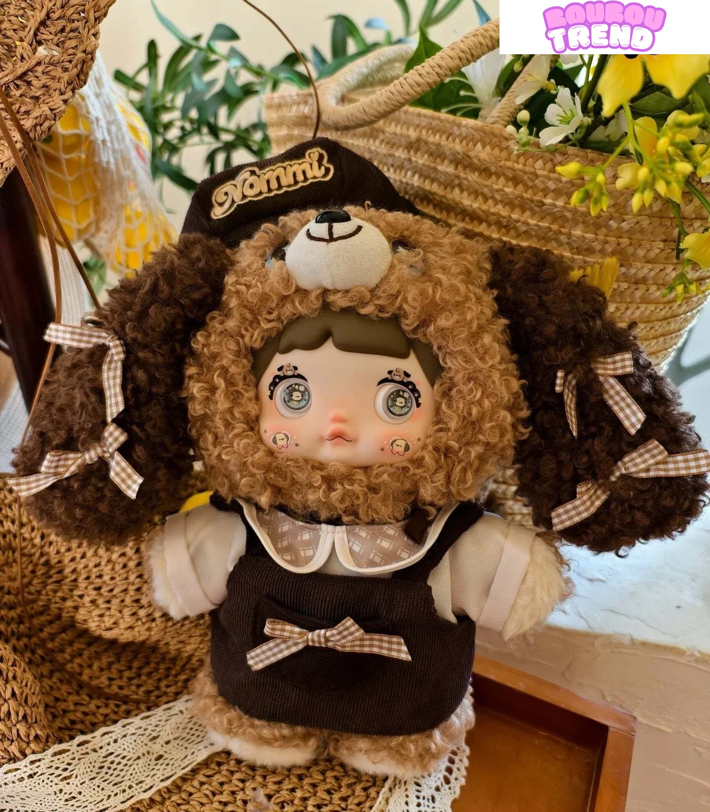 Poupée en peluche Nommi Chocolate Puppy 400%