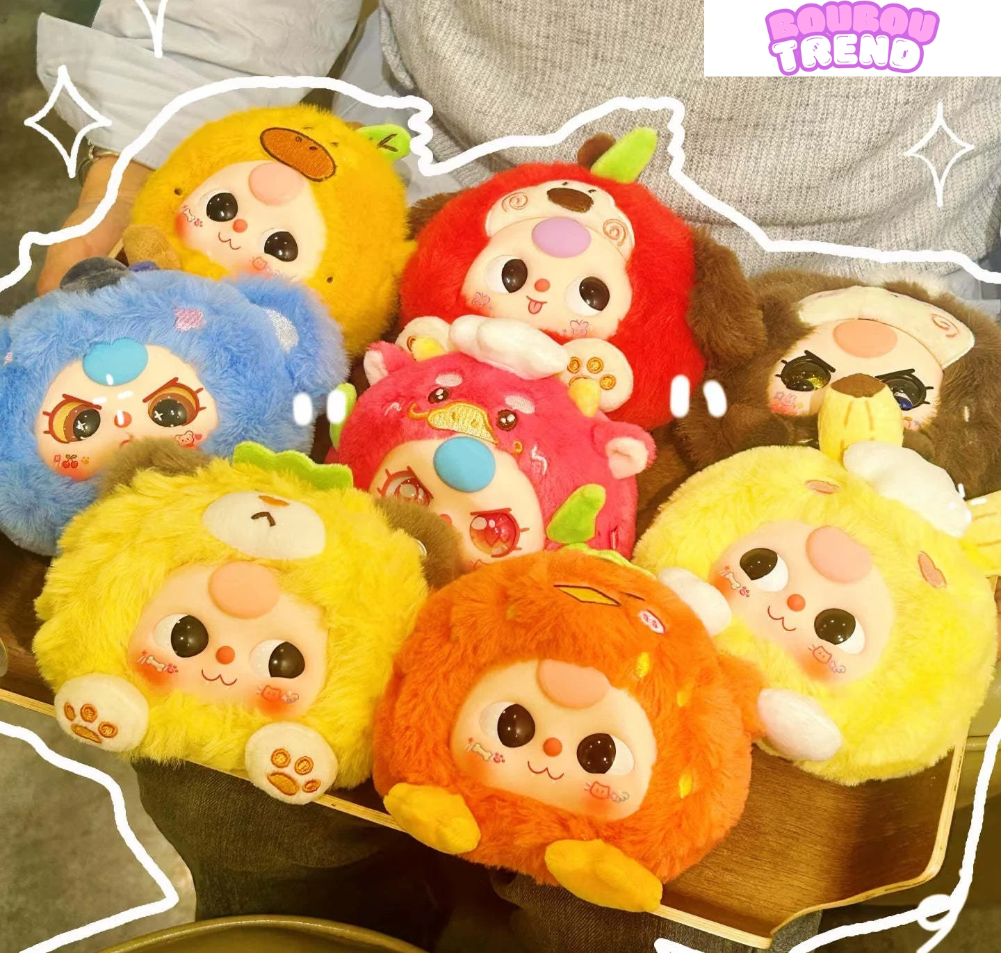 Poupée en peluche Baby Three