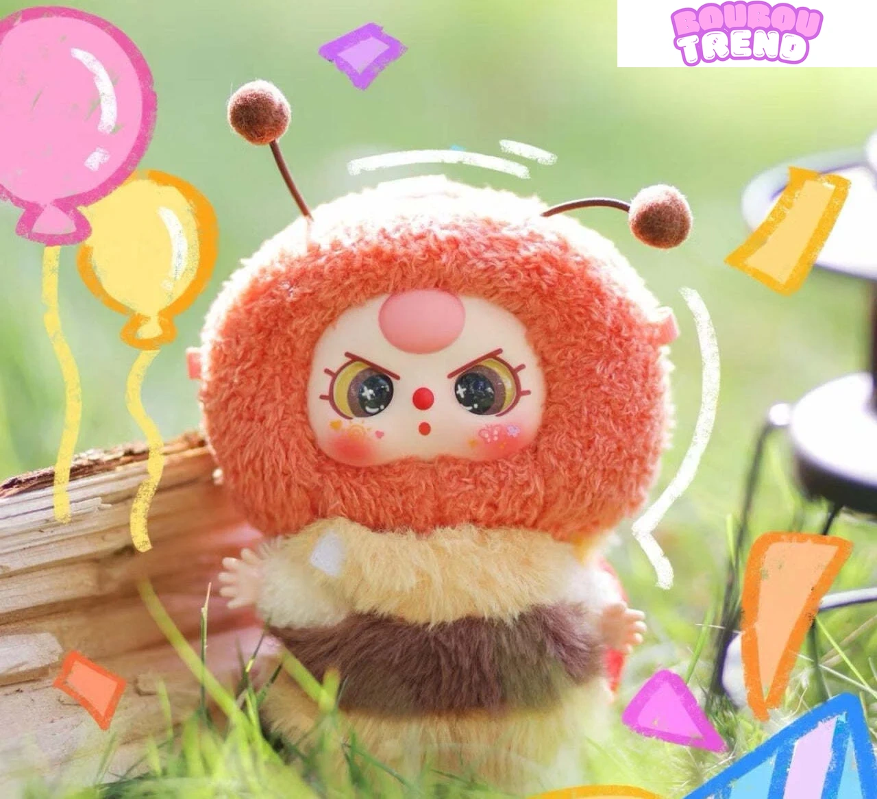 Poupée en peluche Baby Three Elf