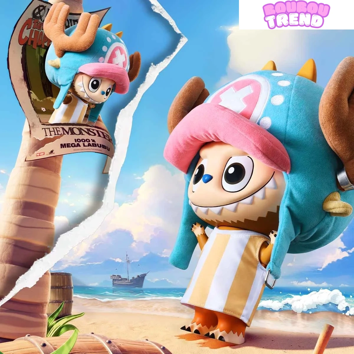MEGA LABUBU 400% & 1000% TONY TONY CHOPPER