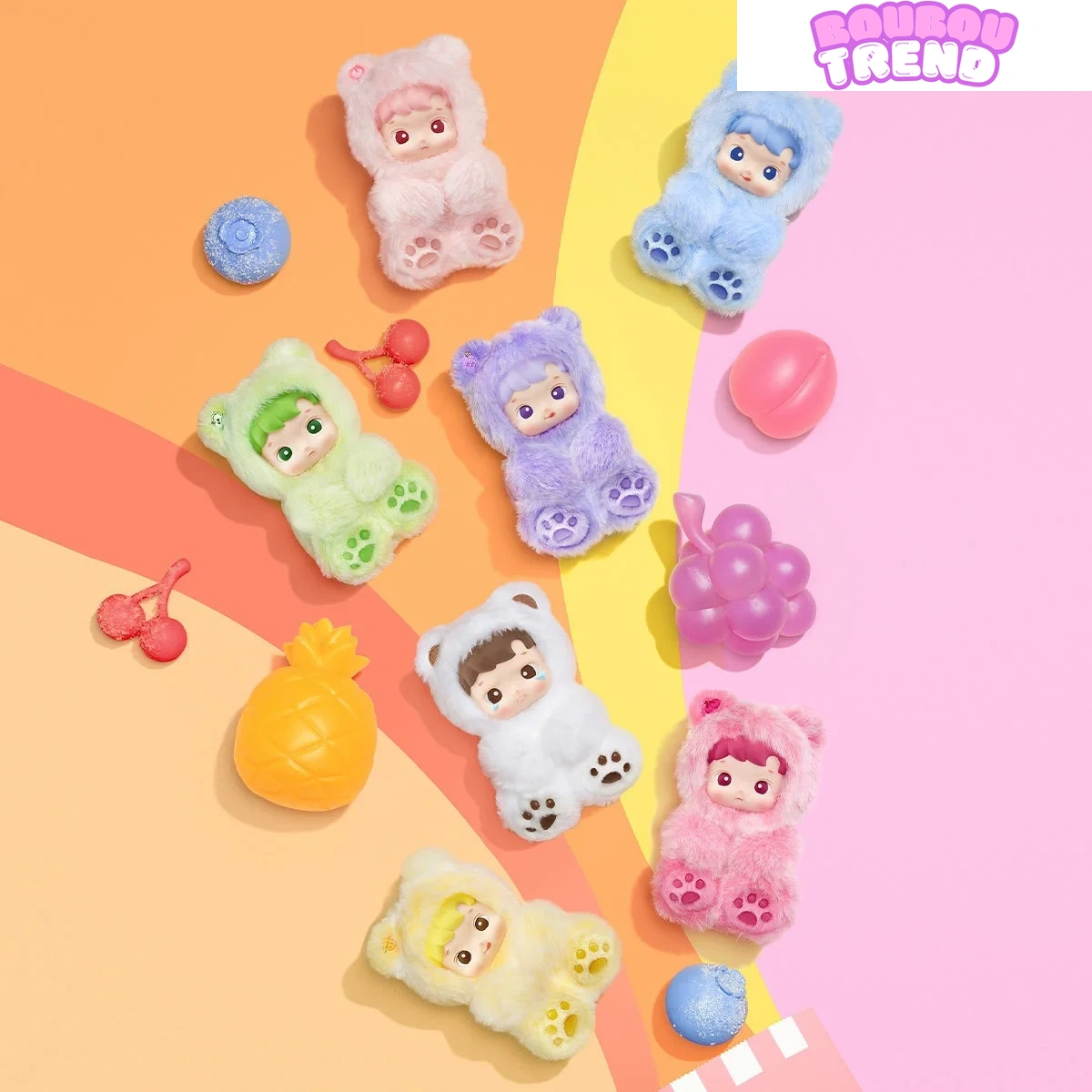 Série de Peluches Gummy Bear HACIPUPU