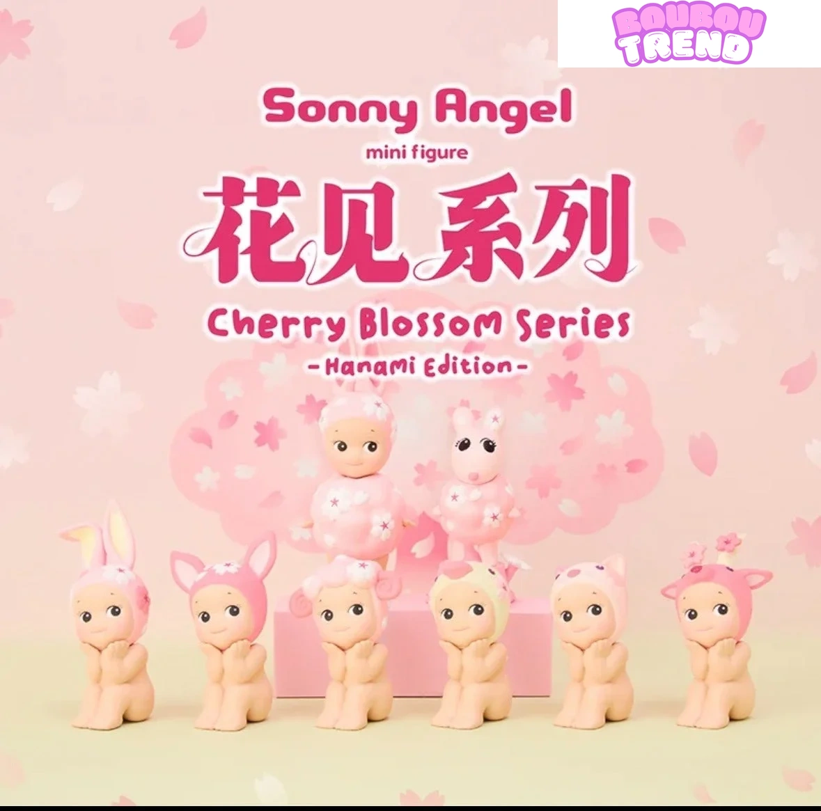 Figurines Sonny Angel Fleurs de Cerisier