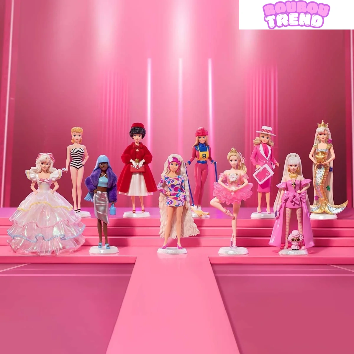Figures de la série Icone de style Barbie de POP MART, boîte surprise
