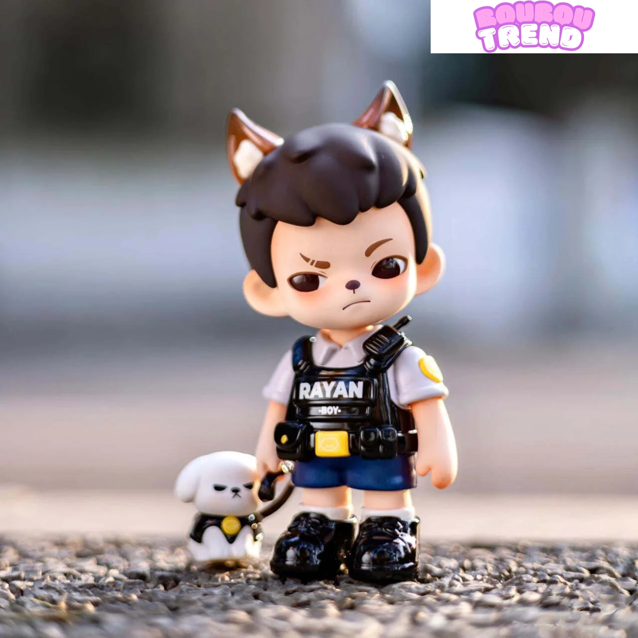 Figurine PVC Guerriers Loup Rayan en détail