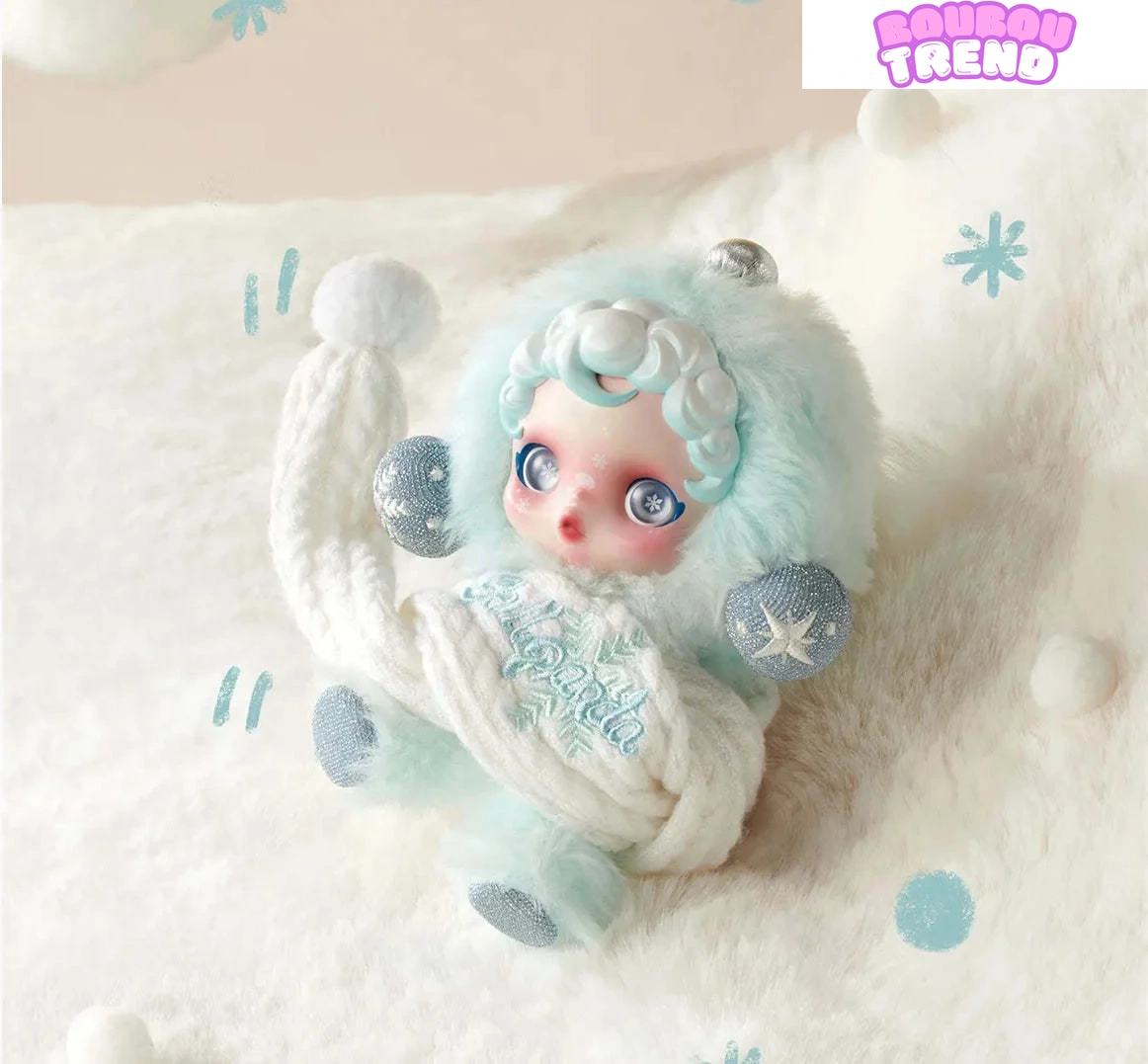 Poupées en peluche SKULLPANDA Série Symphonie d'Hiver