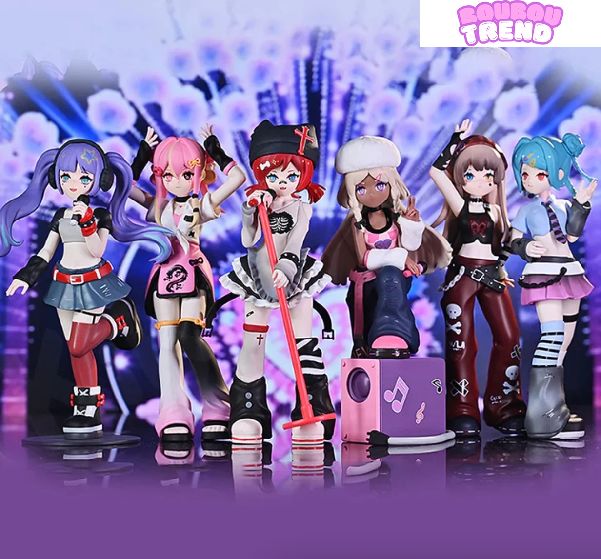 Figurines Performance Stage Haee Girls