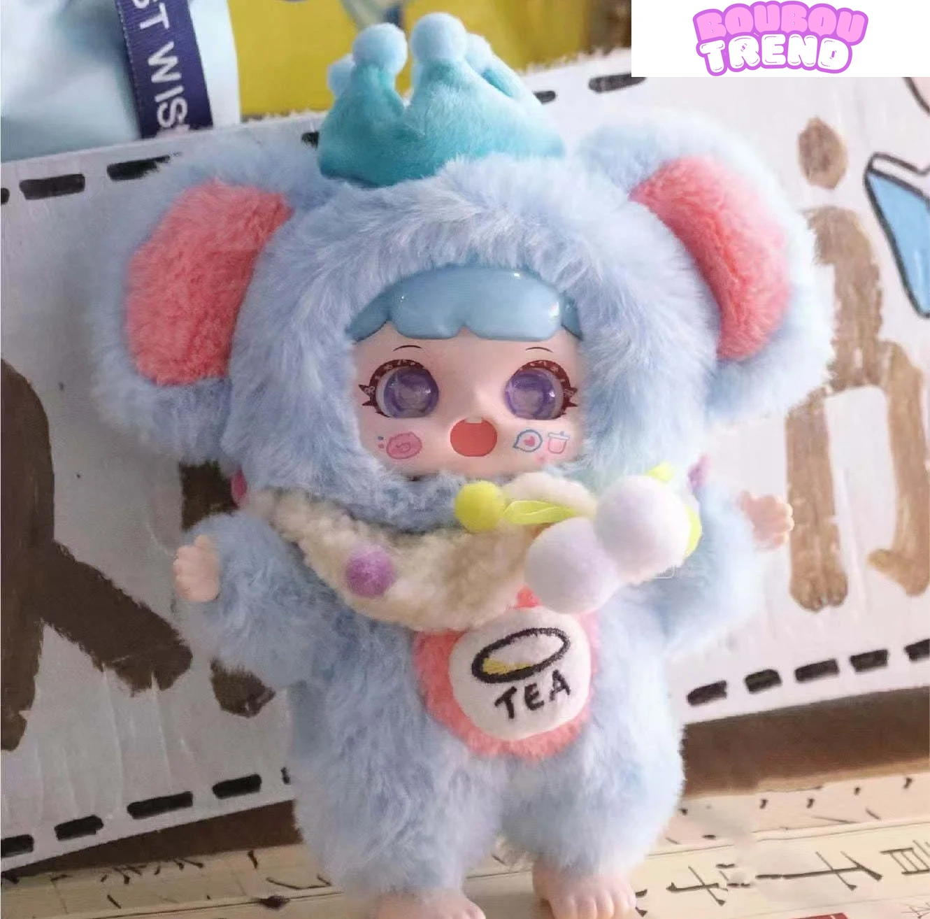 MANCHAO Petit Diable Malicieux Une Bouffée de Douceur Série Poupées en Peluche, Boîte Surprise
