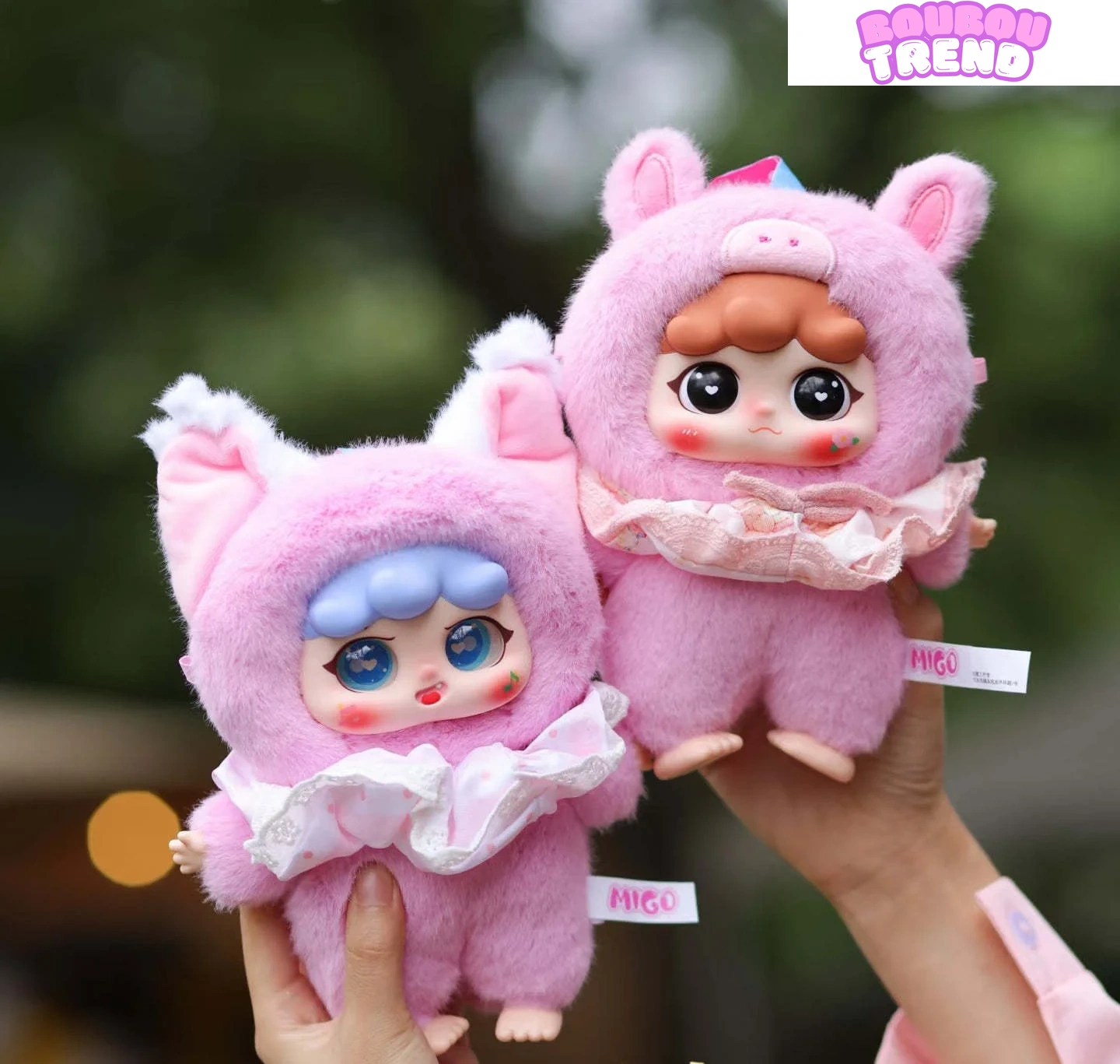 Poupées en peluche MIGO