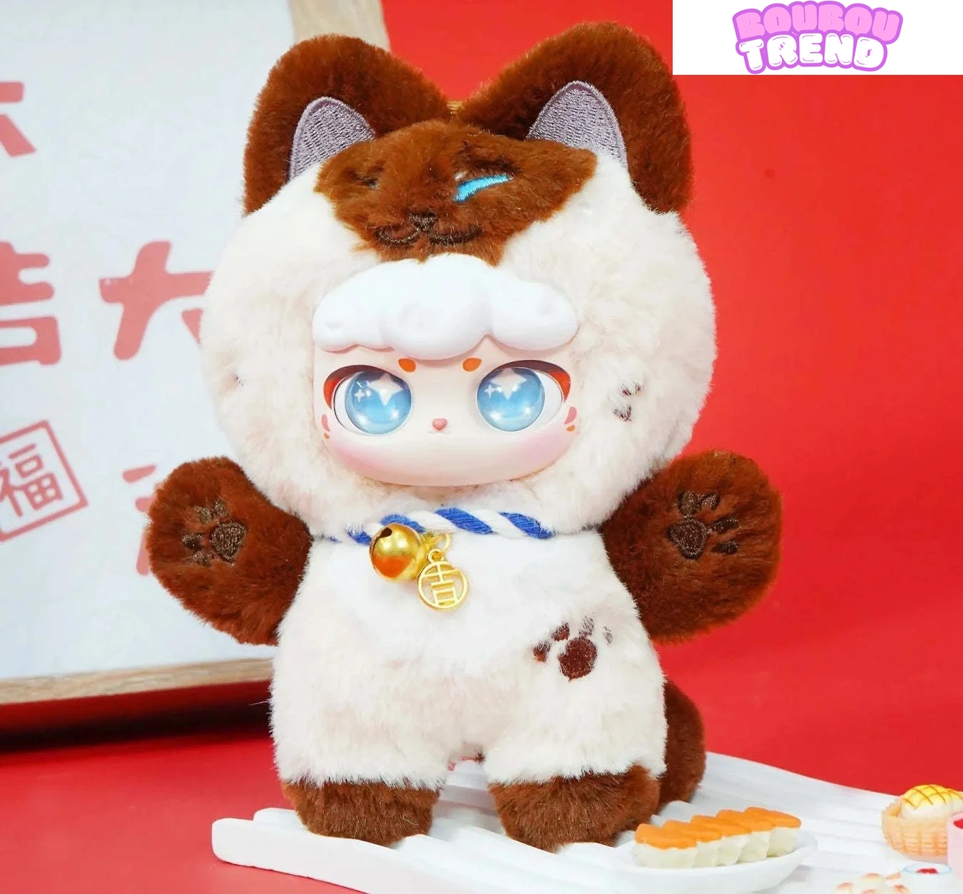 Poupée en peluche Lucky Meow