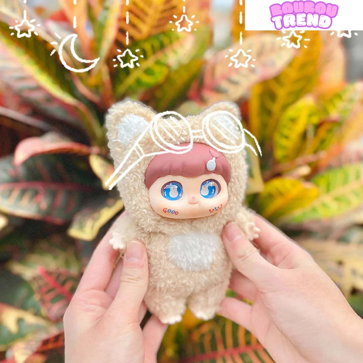 Poupées Fox FuFu Zhao Cai en peluche