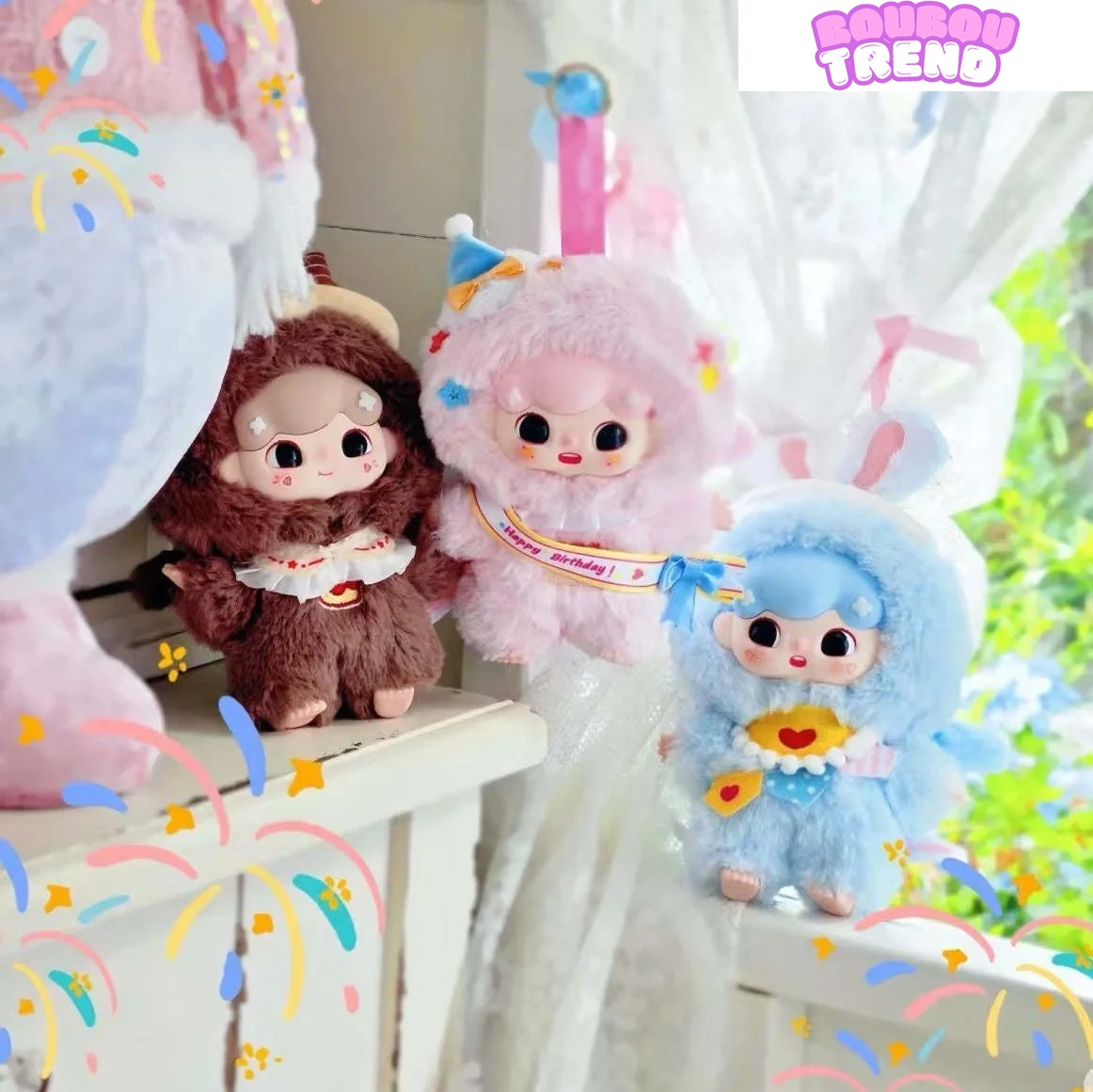 Poupées en peluche pendentif de la série Sweet Dream Party de Billie