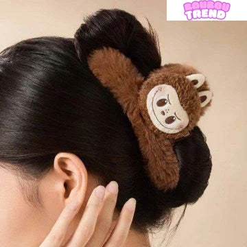 Barrette en peluche LABUBU