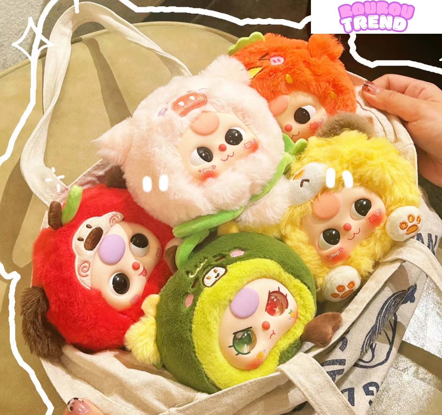 Poupée en peluche Baby Three