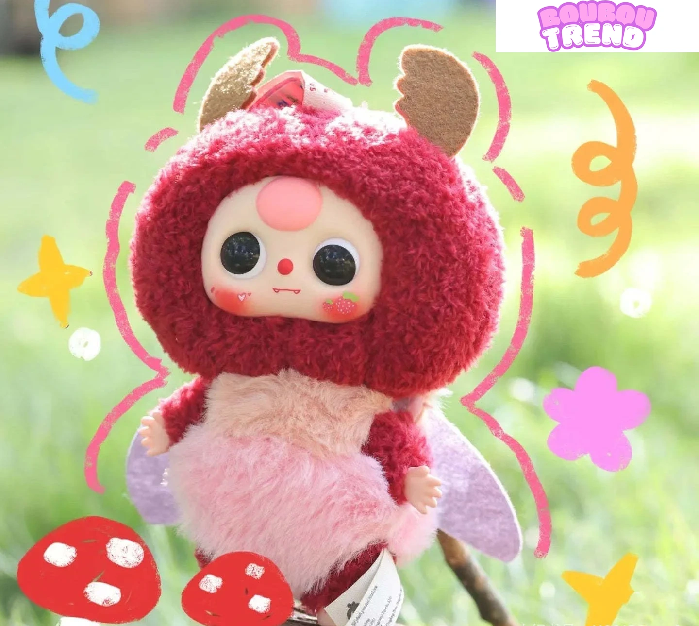Poupée en peluche Baby Three Elf
