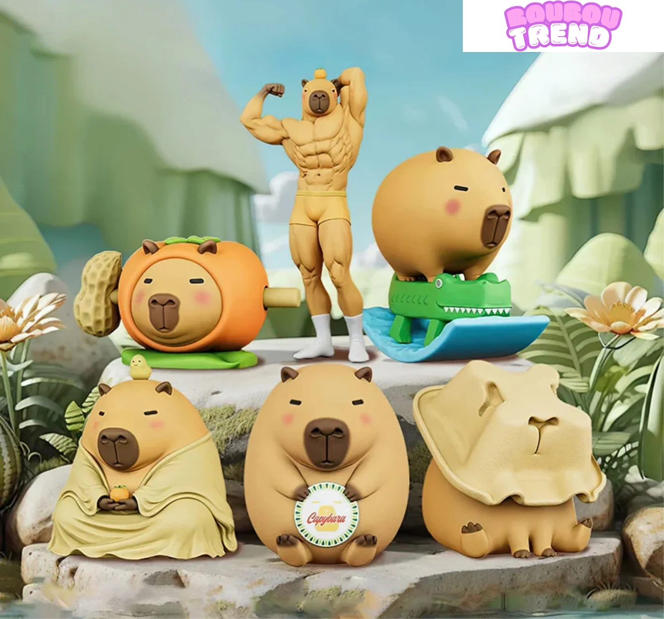 Figurines Capybara Surprise