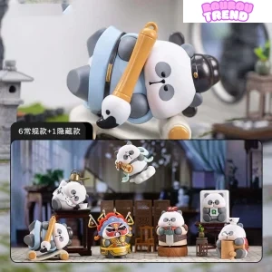 MR PA-PA PA Série de Notes de Voyage Essence Nationale Figurines PVC, Boîte Surprise