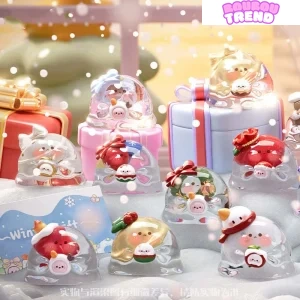 Figurines en PVC Mini Série Cadeau d'Hiver Œufs à Bulles Heydolls, Boîte Surprise