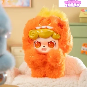 Poupées en peluche pendantes de la série Q Kid Monstres Émotionnels Chevelus, boîte surprise