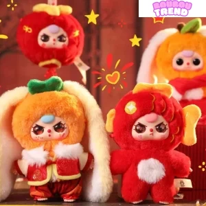 Poupées en peluche de la série Baby Three Happy New Year, boîte surprise