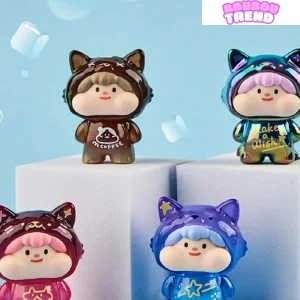 Figurines en PVC de la série Mini Beans de la fée renard en coton Meatball, sachet surprise