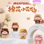 Figurines Mini Beans Série Fée Coton Boulette de Viande, Boîte Surprise