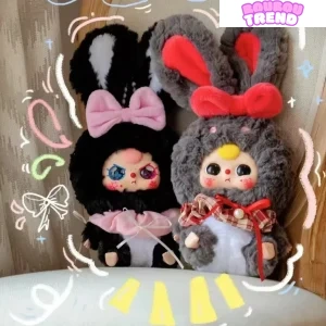 Poupées en peluche Baby Three Lily Rabbit Town V2 Series-V2, boîte surprise