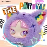 Poupées en peluche de la série Let's Party d'INN, boîte surprise