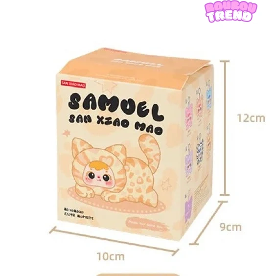 Série de poupées en peluche "Moments mignons de Samuel Miao Miao", boîte surprise – Image 5