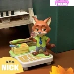 Figurines de la série Jardin d'Automne DSN Zootopia, boîte surprise