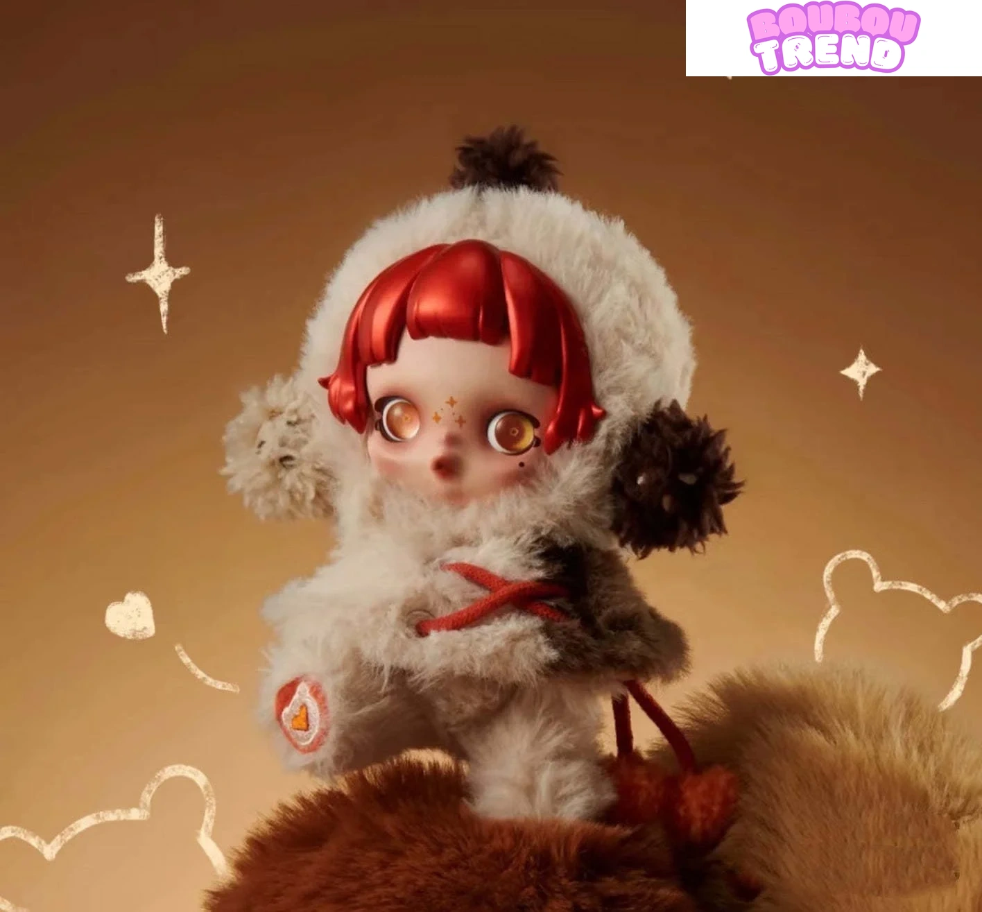 Poupées en peluche SKULLPANDA Série Symphonie d'Hiver, Boîte Surprise – Image 5
