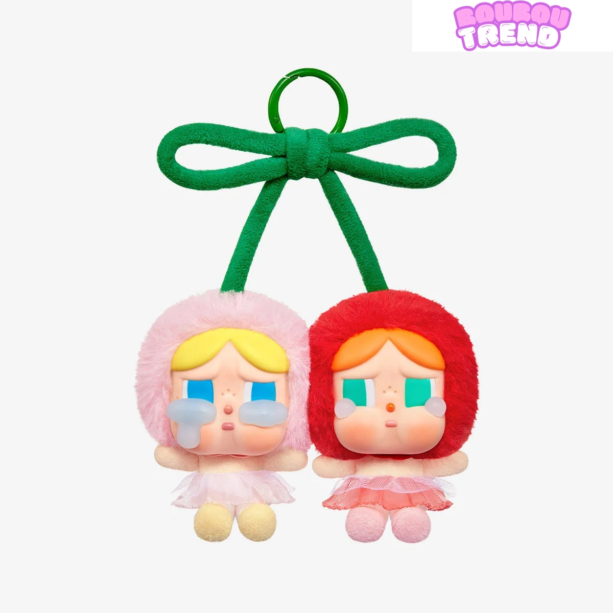 CRYBABY Série Pleurer Pour L'Amour - Carte Suspendue en Vinyle Peluche (Je T'aime Cerise Beaucoup) – Image 4