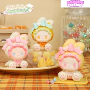 Figurines Miniatures de Collection EMMA Bunny Série Début, Boîte Surprise