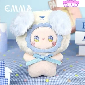 Poupées en peluche de la série Emma Fuzzy Family Squishy, boîte surprise