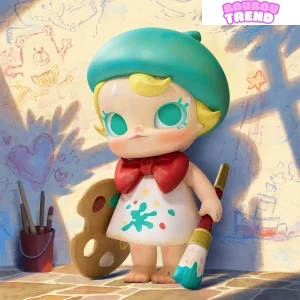 Figurine de bébé Molly futur peintre