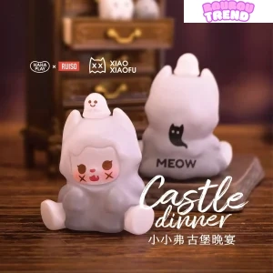 XXFU Xiaoxiaofu Château Dîner Mini Haricots Série Figurines, Boîte Surprise