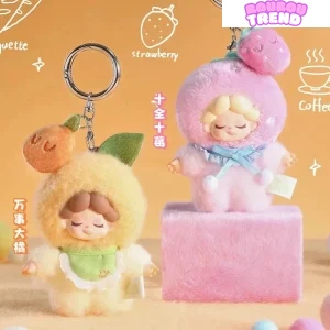 Poupées en peluche miniatures série fête fruitée Wendy, boîte surprise