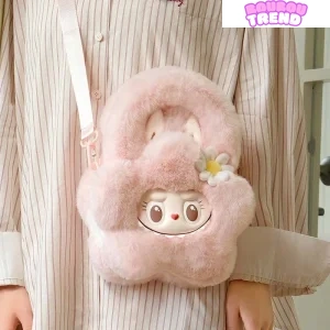 POPLAND MOKOKO Série Près de Douceur - Sac en Fleurs en Peluche