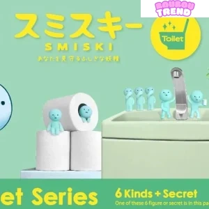 Figurines de la série Toilet Smiski, boîte surprise