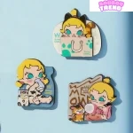 Série Baby Molly & Baby Tabby - Boîte à surprises de magnets de réfrigérateur