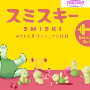 Figurines de la série d'exercice Smiski, boîte surprise