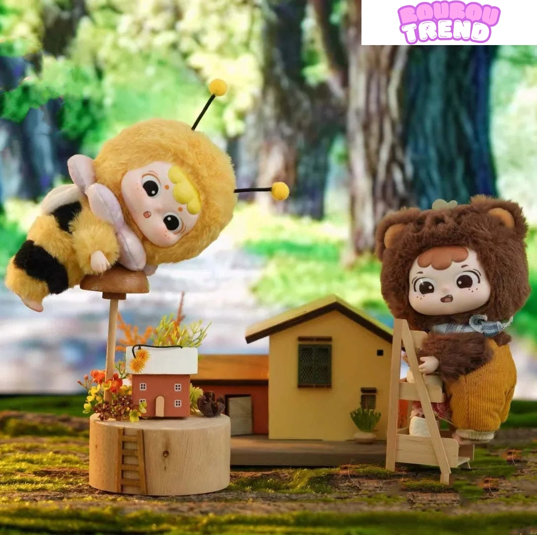Collection de poupées en peluche