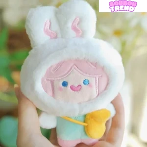 Poupées en peluche de la série Happy Fluffy de CELL RiCO, boîte surprise