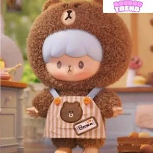 zZoton｜LINE FRIENDS - Ma série de meilleurs amis Poupées en vinyle en peluche, Boîte surprise
