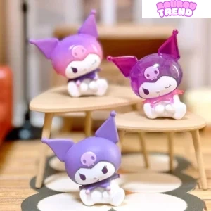 Figurines en PVC de la série Mini Beans des personnages SANRI0 à tête tordue, boîte surprise