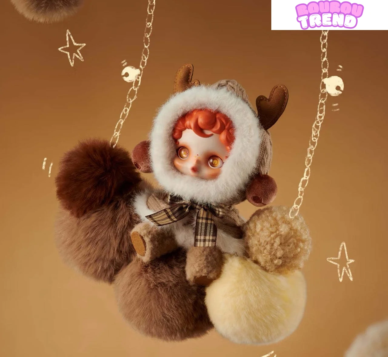 Poupées en peluche SKULLPANDA Série Symphonie d'Hiver, Boîte Surprise – Image 6