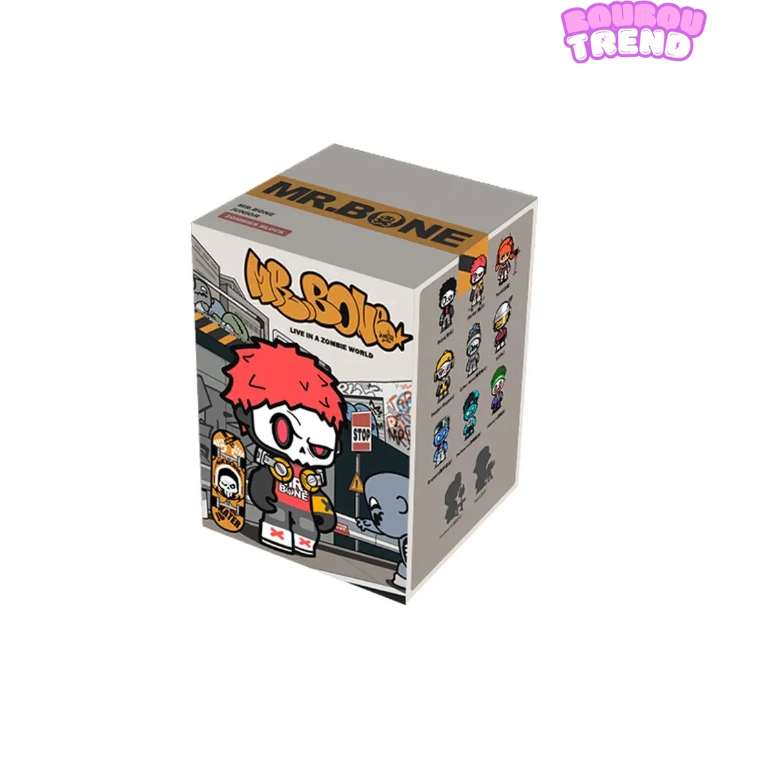 MR.BONE JUNIOR 2 Figurines de la série Zombies Block, Boîte surprise – Image 6