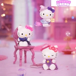 Figurines Mini Beans de la série d'études astrologiques Hello Kitty, sachet surprise