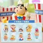 Figurines en PVC de la série Dessert Time de Crayon Shin-chan en boîte surprise