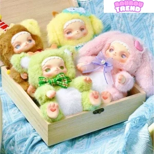 Poupées en peluche de la série Esprit Gardien Meesiy, boîte surprise